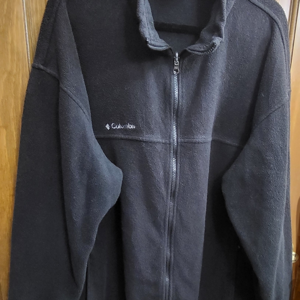Columbia Black Fleece Jacket Mens 2XLT